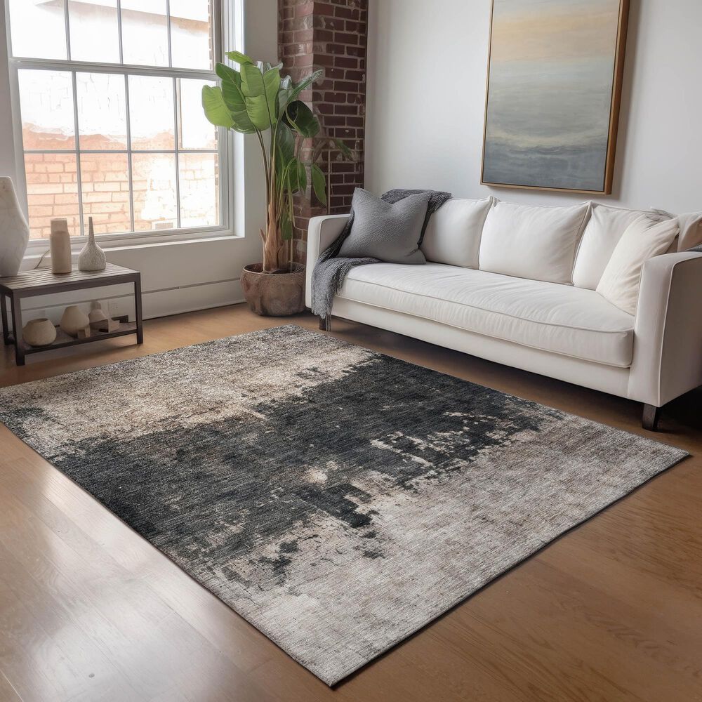Dalyn Rug Company Nouveau NV23 9&#39; x 12&#39; Taupe Indoor/Outdoor Area Rug, , large