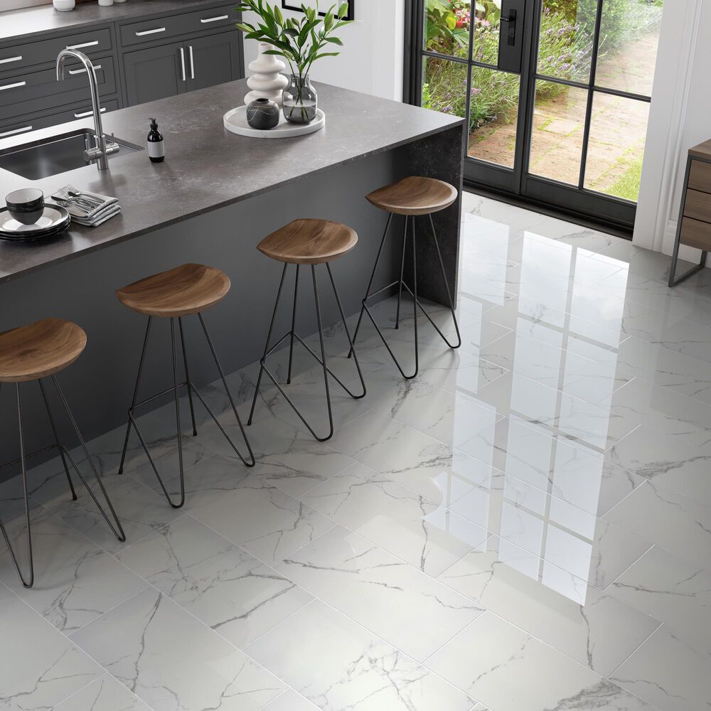 Emser Serendra Mila 12&quot; x 24&quot; Polished Porcelain Tile, , large