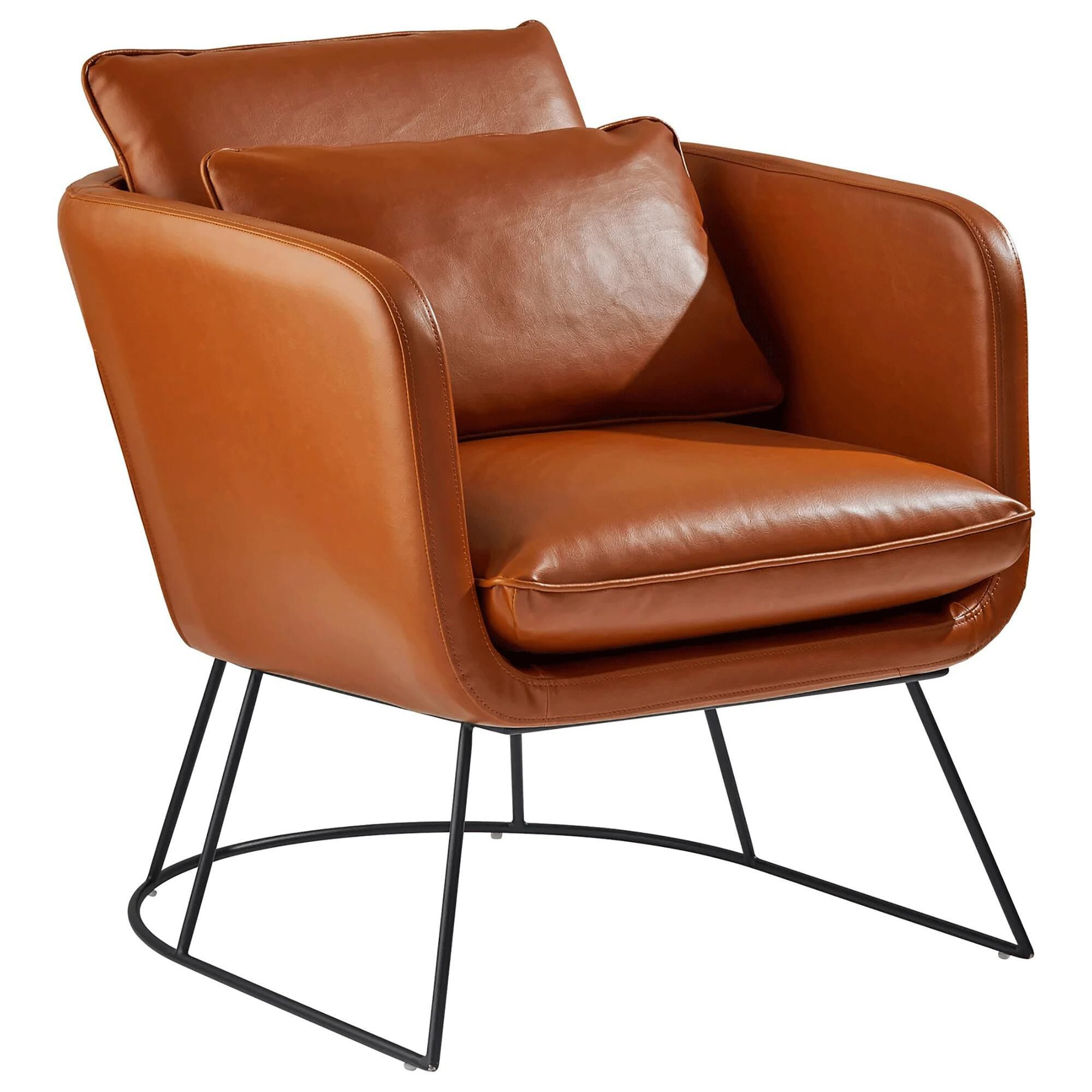 Adesso Stanley Chair in Camel Brown NFM