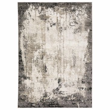 Oriental Weavers Nebulous Crystal 2"3" x 7"6" Grey Runner, , large
