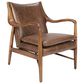 Classic Home Kiannah Accent Chair in Barrel Brown, , large