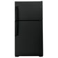 GE Appliances 21.9 Cu. Ft. Top-Freezer Refrigerator in Black, , large