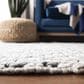 Safavieh Natura NAT404G 8" x 10" Silver and Ivory Area Rug, , large