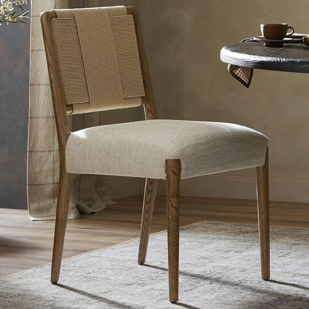 Four Hands Rothler Side Chair in Tan Ash, , large