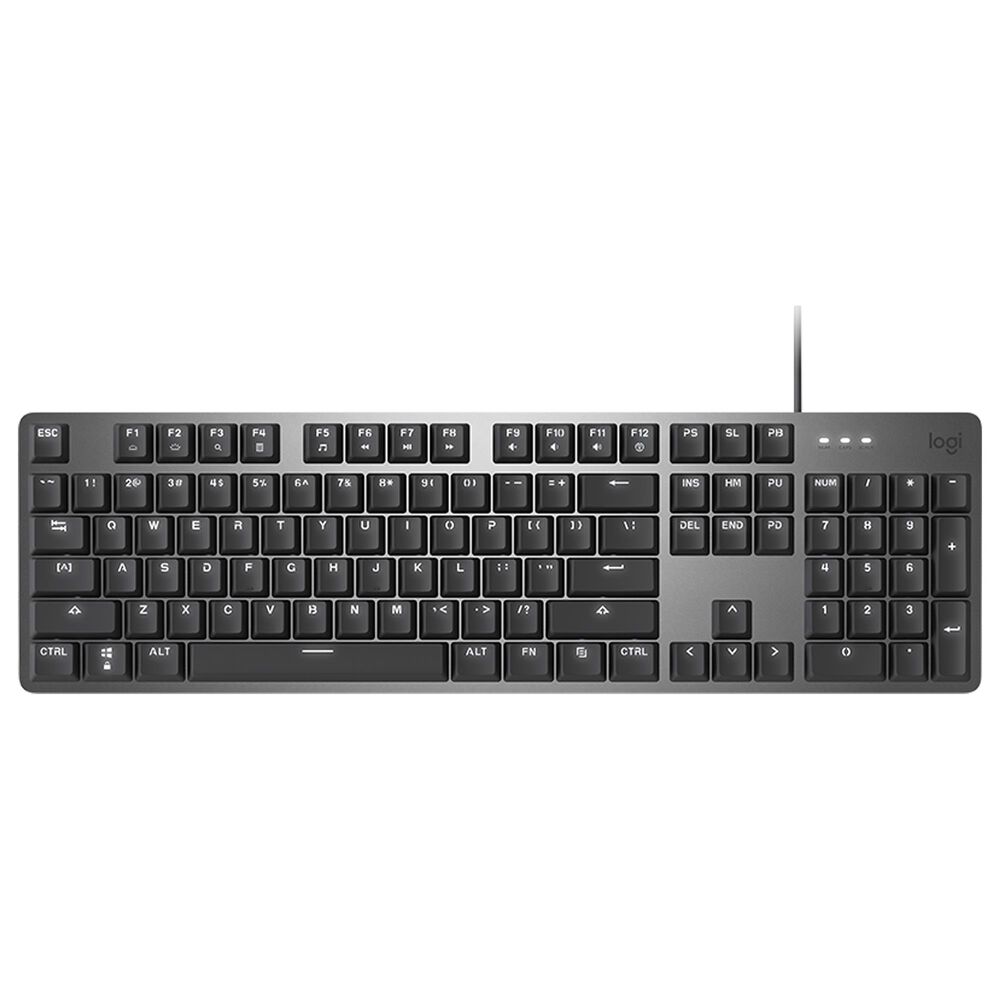 Logitech K845 Mechanical Illuminated Keyboard with Blue Switches in Gray, , large