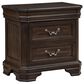 New Heritage Design Lyndhurst 5-Piece Queen Bedroom Set in Walnut Brown, , large
