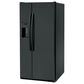 GE Appliances 23 Cu. Ft. Side by Side Refrigerator with Energy Star Certified in Black, , large