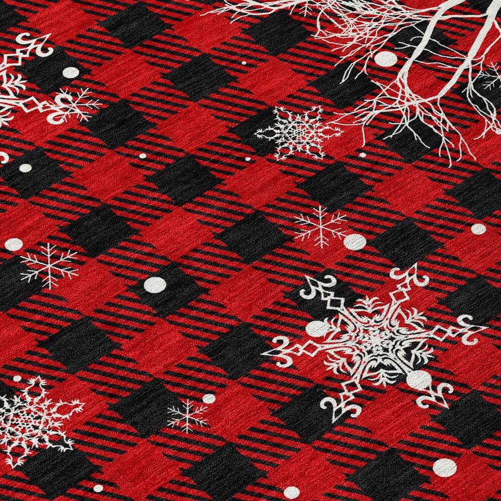 Dalyn Rug Company Wonderland WN32 1&#39;8&quot; x 2&#39;6&quot; Red Indoor/Outdoor Area Rug, , large