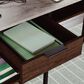 Sauder International Lux L-Shaped Desk in Umber Wood, , large