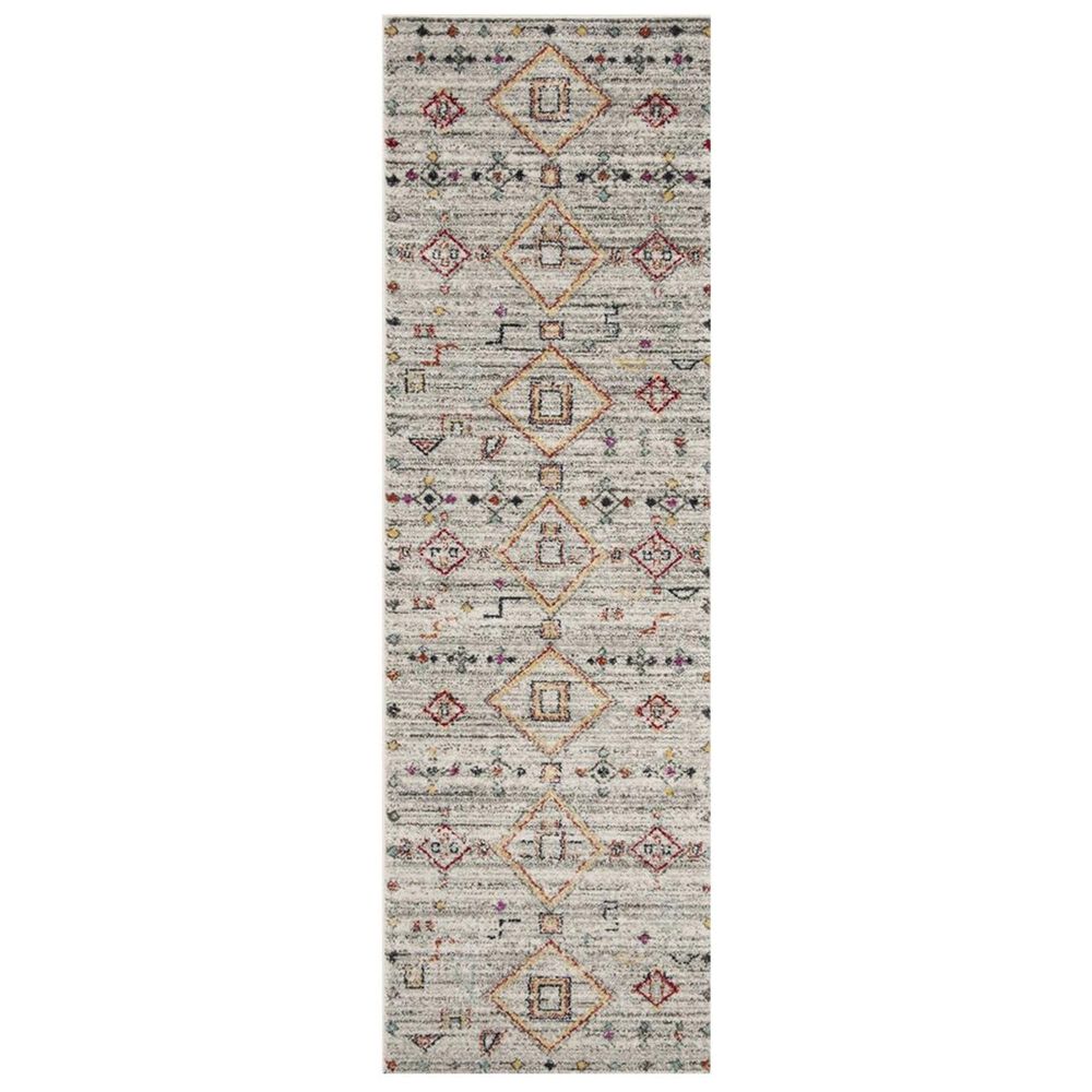 Safavieh Adirondack ADR208F 2"6" x 8" Light Grey and Red Runner, , large
