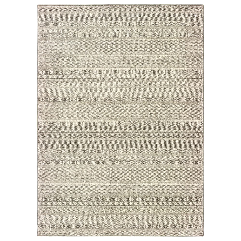 Oriental Weavers Richmond 801H 12" x 15" Ivory and Brown Area Rug, , large
