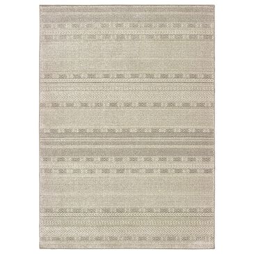 Oriental Weavers Richmond 801H 12" x 15" Ivory and Brown Area Rug, , large