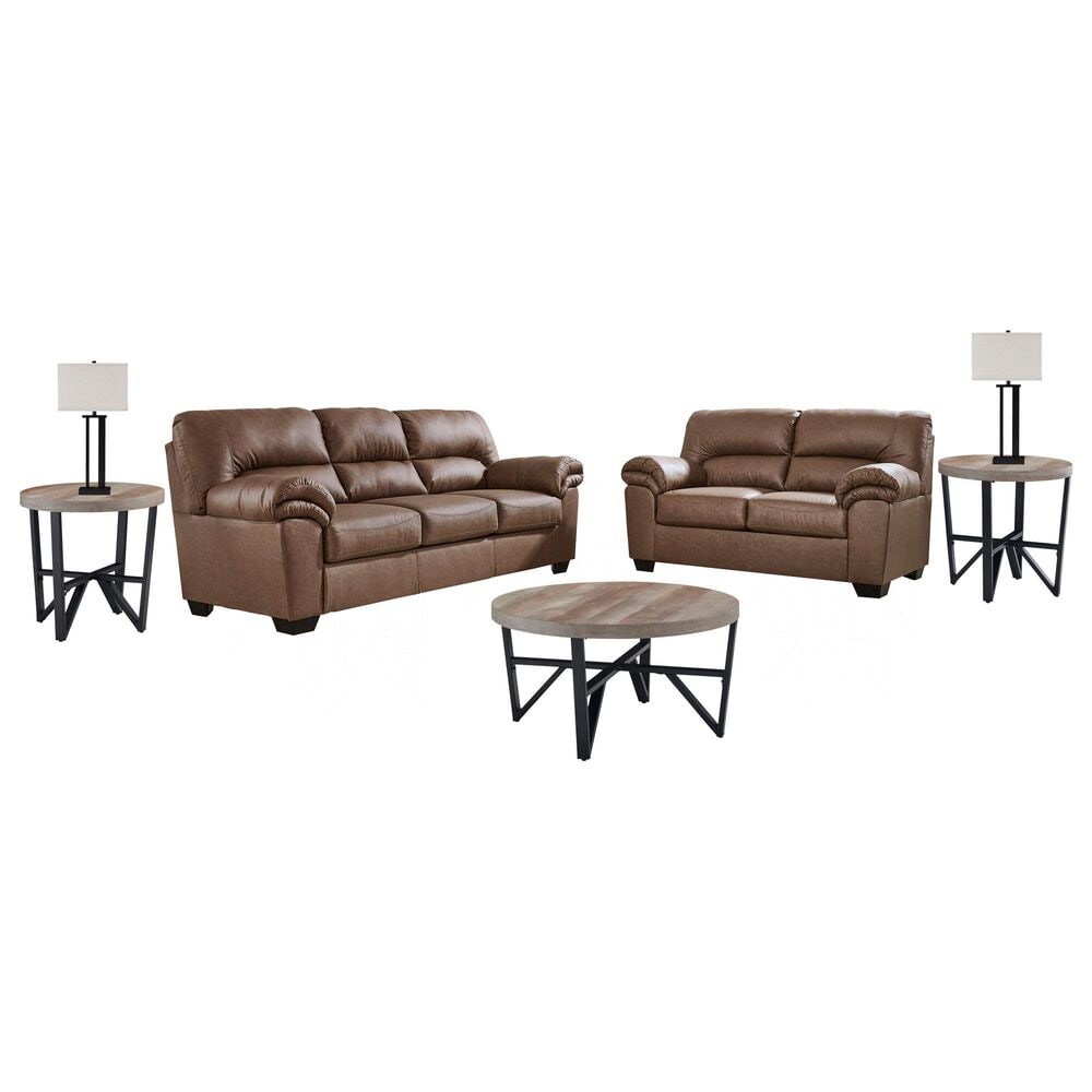 Ashley WillowBend, Deanlee and Aniela 7-Piece Living Room Set in Caramel, , large