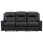 Ashley Mackmenville Manual Reclining Sofa in Carbon, , large