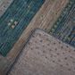 RIZZY Spectrum Dark Blue, Gray, Teal, Ivory, Cream, Green and Dusty Rose 8" x 10" Area Rug, , large