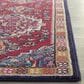 Safavieh Monaco MNC207C-214 2"2" x 14" Red/Turquoise Runner, , large