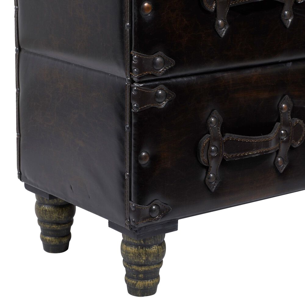 Uma Enterprises 6-Drawer Chest in Black, , large
