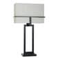Flair Industries Tabby Black Steel Table Lamp, , large