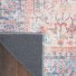 57 Grand by Nicole Curtis Series 1 4" x 6" Blue, Ivory and Red Area Rug, , large