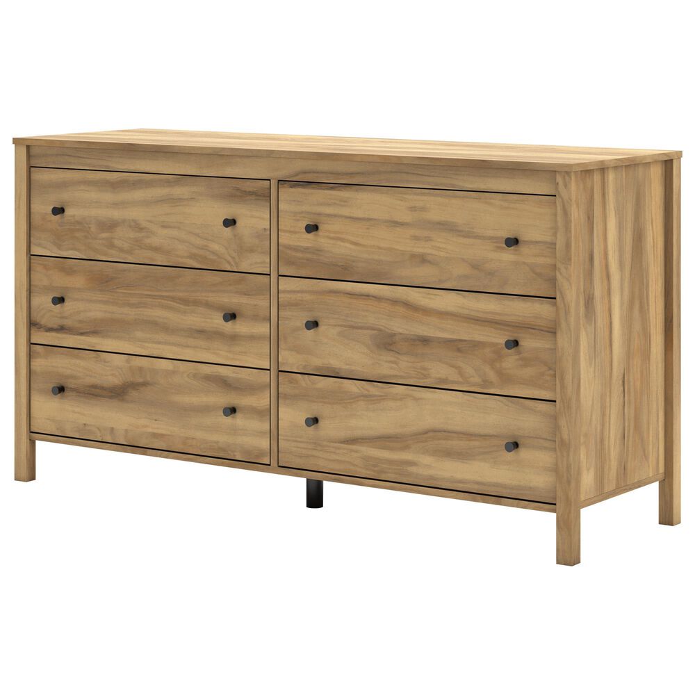 Ashley Bermacy 6-Drawer Dresser in Light Brown, , large