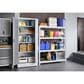 Gladiator Premier Pre-Assembled 84" Cabinet in Hammered White and Gray Slate, , large