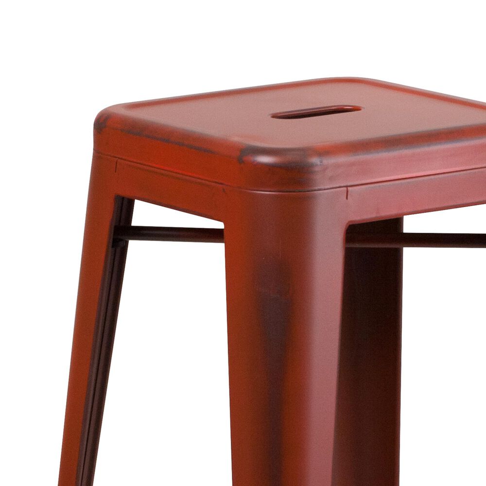 Flash Furniture 30&quot; Barstool in Red, , large