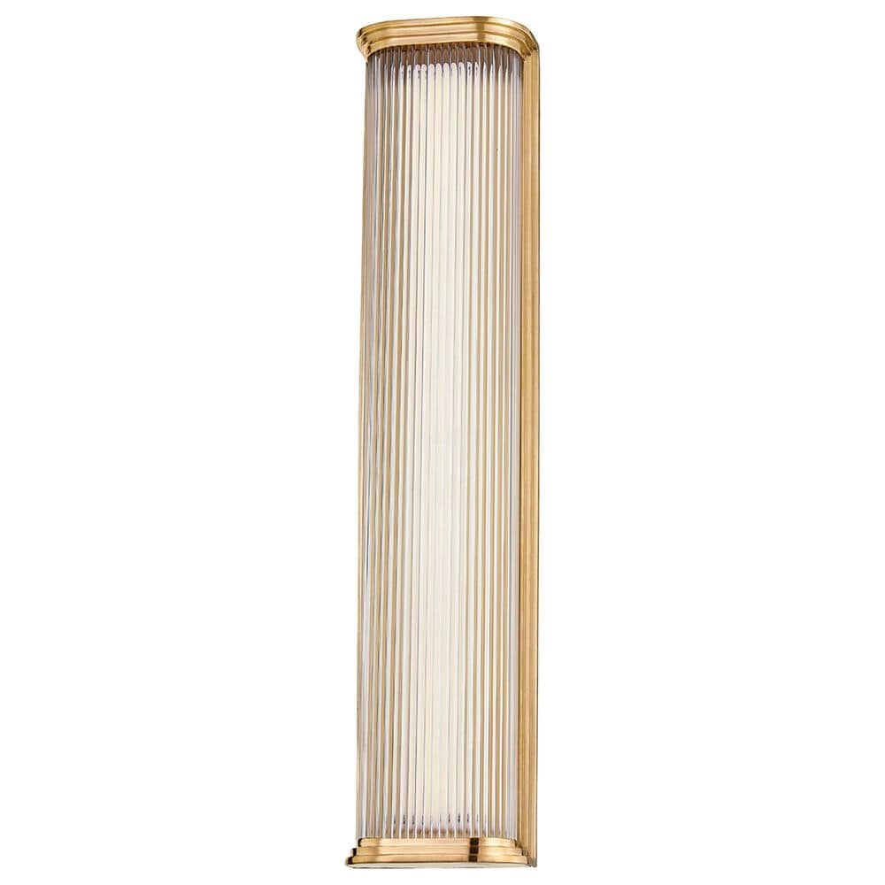 Hudson Valley Lighting Newburgh 24.5" 1-Light Bath and Vanity Sconce in Aged Brass, , large