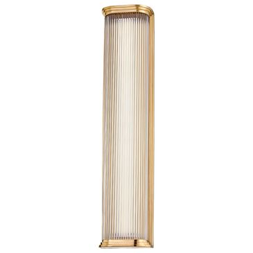 Hudson Valley Lighting Newburgh 24.5" 1-Light Bath and Vanity Sconce in Aged Brass, , large