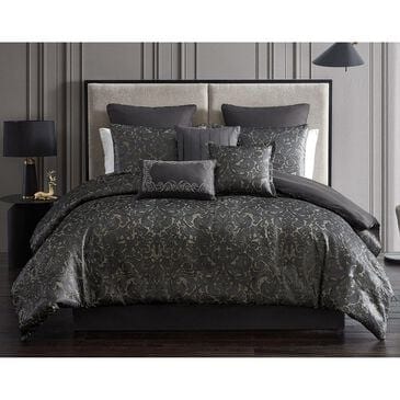 Hallmart Collectibles Dexton 9-Piece Queen Comforter Set in Tan and Black, , large