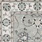 Safavieh Micro-Loop MLP384F 5" x 8" Gray and Ivory Area Rug, , large