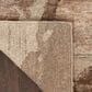 Nourison Silk Shadows 2" x 3" Beige and Silver Area Rug, , large