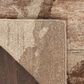 Nourison Silk Shadows 2" x 3" Beige and Silver Area Rug, , large