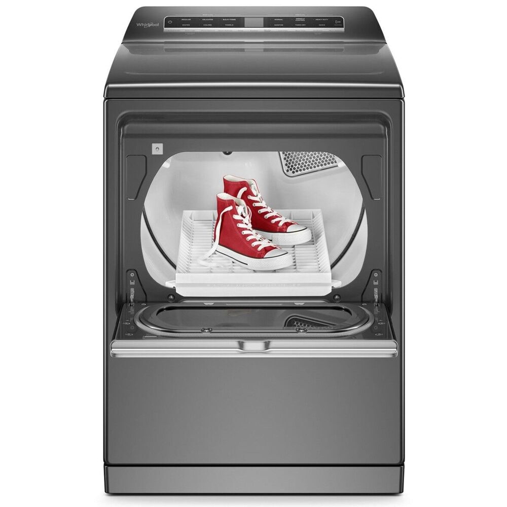 Whirlpool 7.4 Cu. Ft. Top Load Gas Dryer with Advanced Moisture Sensing in Chrome Shadow, , large