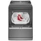 Whirlpool 7.4 Cu. Ft. Top Load Gas Dryer with Advanced Moisture Sensing in Chrome Shadow, , large