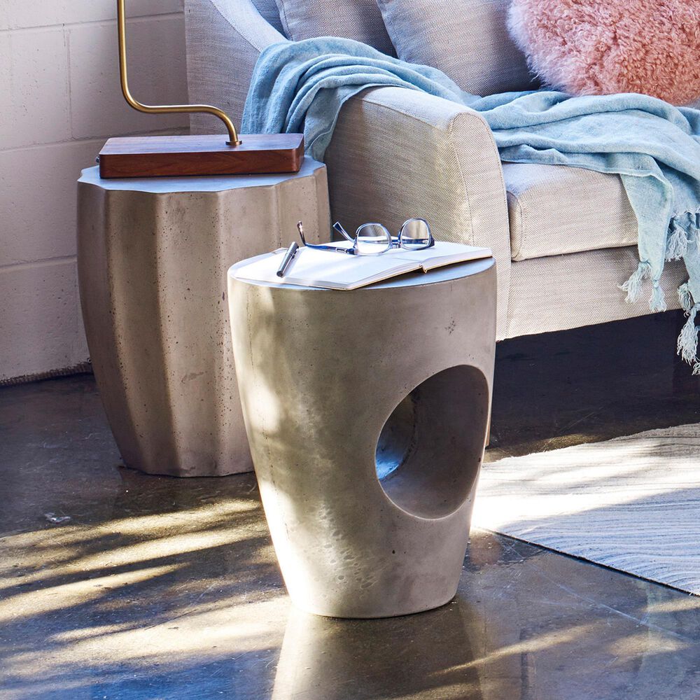 Moe&#39;s Home Collection Aylard Patio Stool in Grey, , large