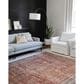 Loloi II Layla LAY-01 5" x 7"6" Brick and Blue Area Rug, , large