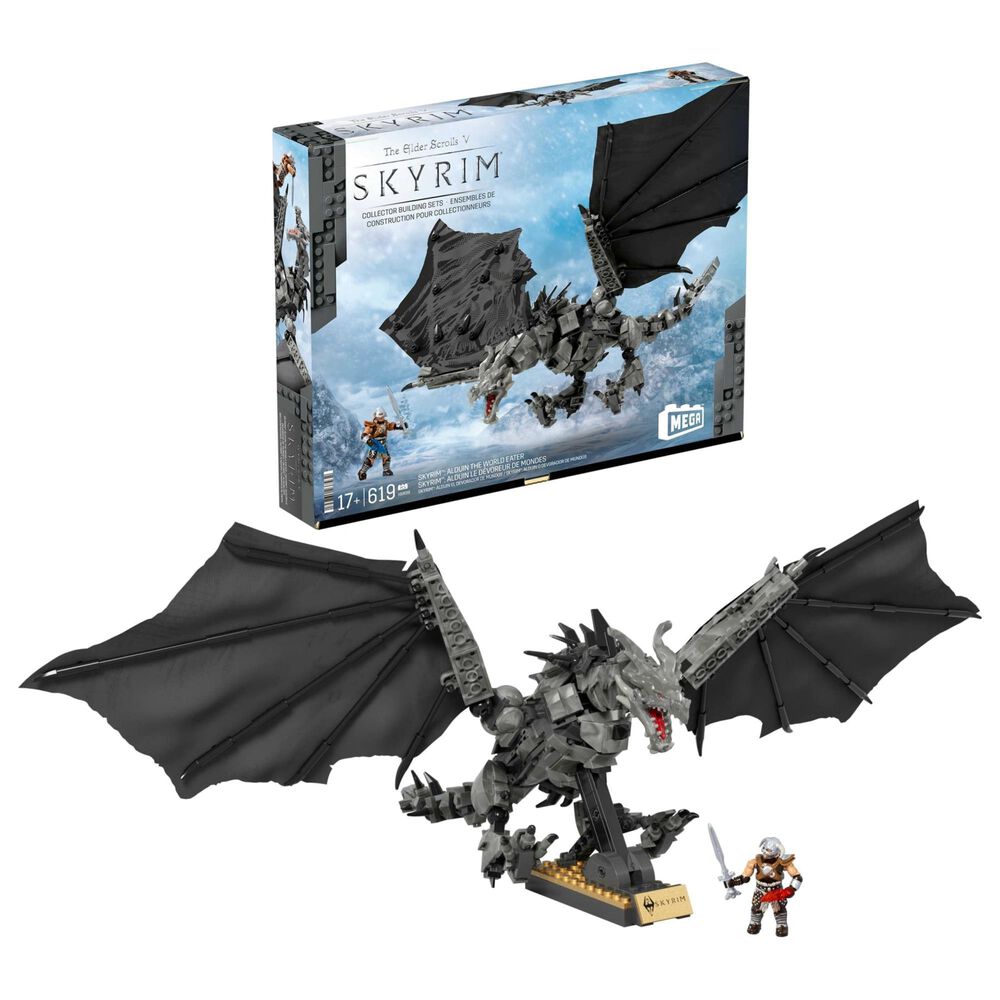 Mattel Skyrim Alduin The World Waster Building Set in Multicolor, , large