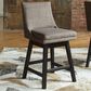Ashley Tallenger 25" Swivel Counter Stool in Light Gray, , large