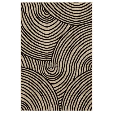 Karastan Bobby Berk Remolino 2"4" x 7"10" Onyx Runner, , large