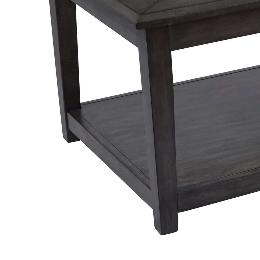 Waltham Cocktail Table with Lower Shelf in Grey, , large