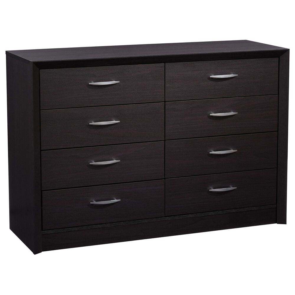 CorLiving Newport 8 Drawer Dresser in Black Oak, , large