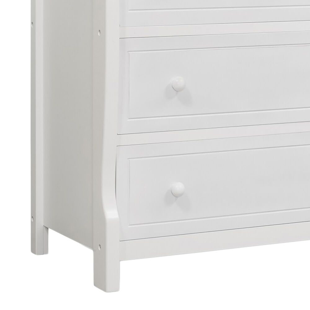 Sorelle Princeton 4-Drawer Chest in White, , large
