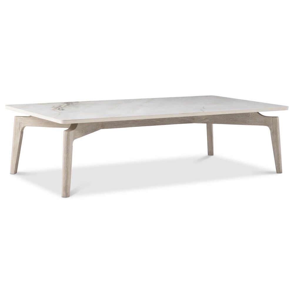Bernhardt Aurora Patio Cocktail Table in Warm Shale and Sea Oat, , large