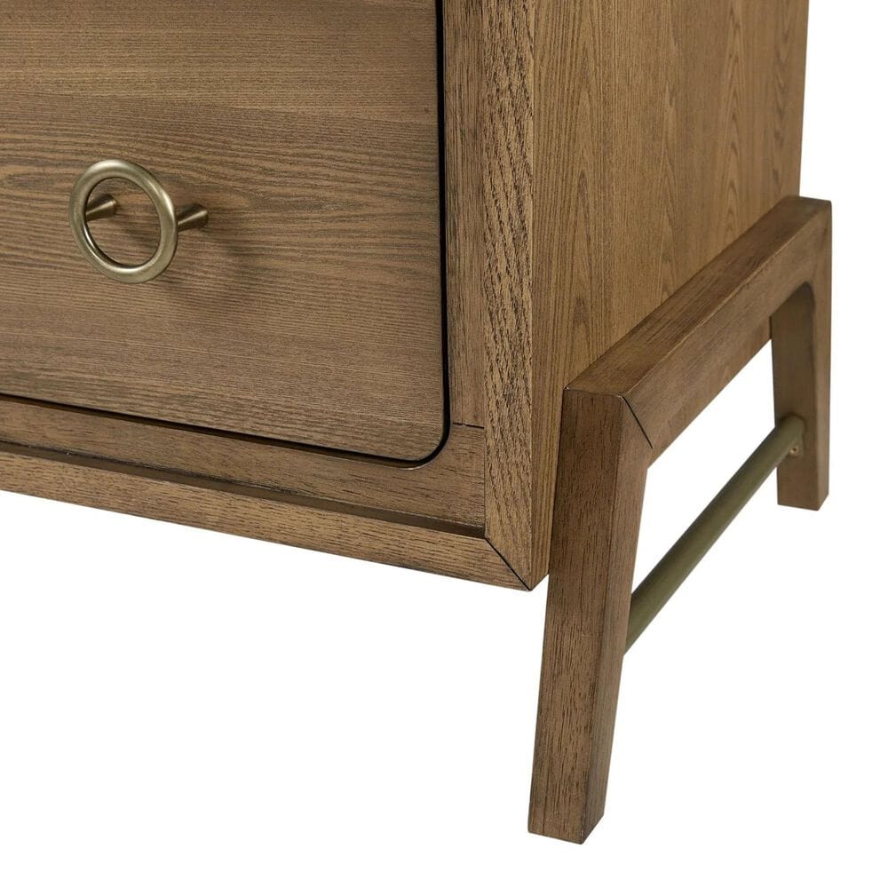 Sterling Timber Elure 6 Drawer Dresser and Mirror in latte, , large