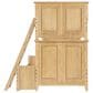 St Claire Home Today"s Traditions Twin over Full Bunk Bed in Natural Hickory, , large