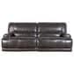 Sienna Designs Power Reclining Sofa with Power Headrest in Stampede Charcoal, , large