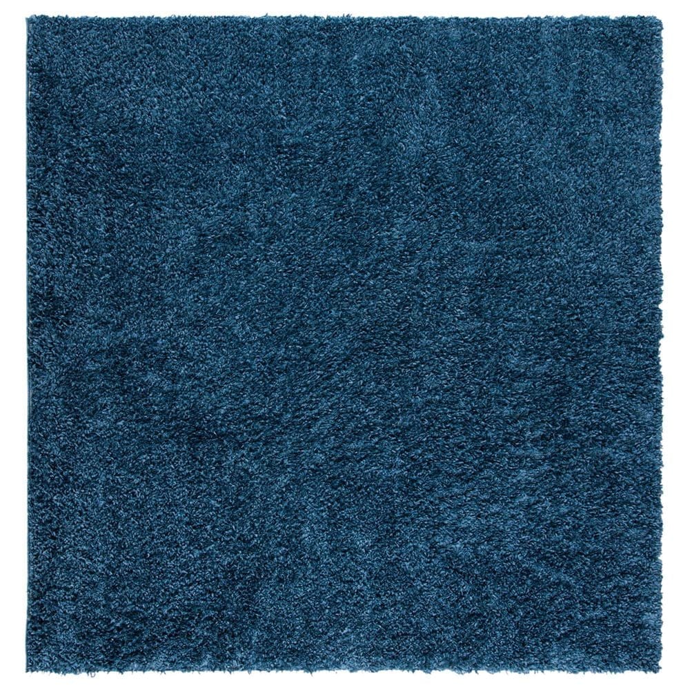 Safavieh August Shag AUG200M 5" Square Navy Area Rug, , large
