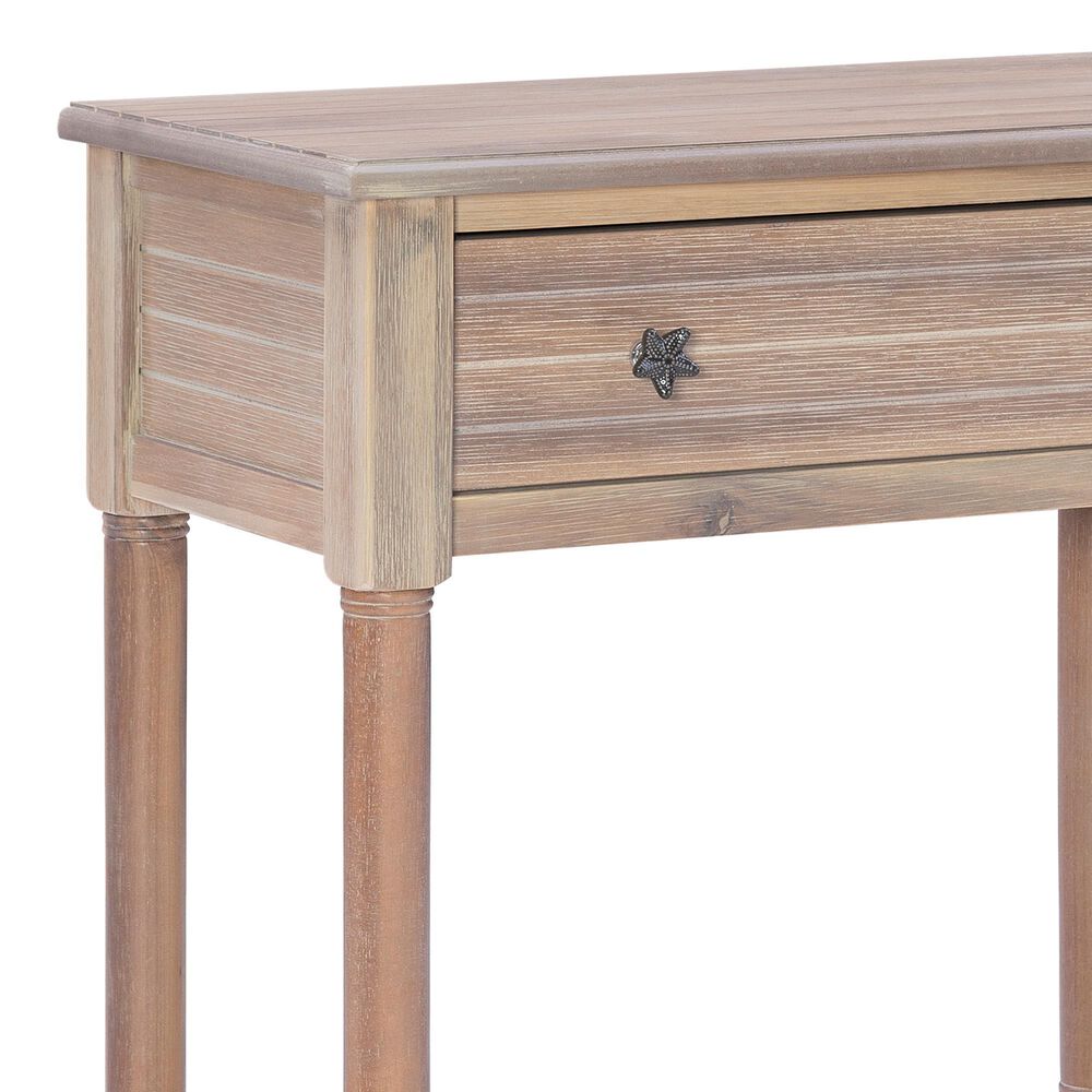 Linon Home Decor Seaboard Accent Table in Natural, , large