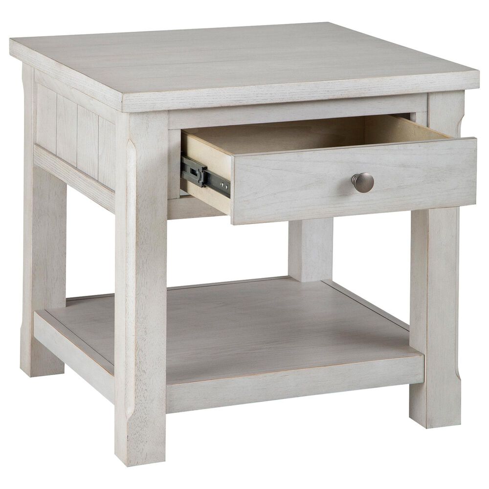 Ashley Robbinsdale Square End Table in Antique White, , large