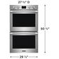 Frigidaire Professional Professional 2-Piece Kitchen Package with 30" Double Wall Oven and 36" Induction Cooktop in Stainless Steel, , large